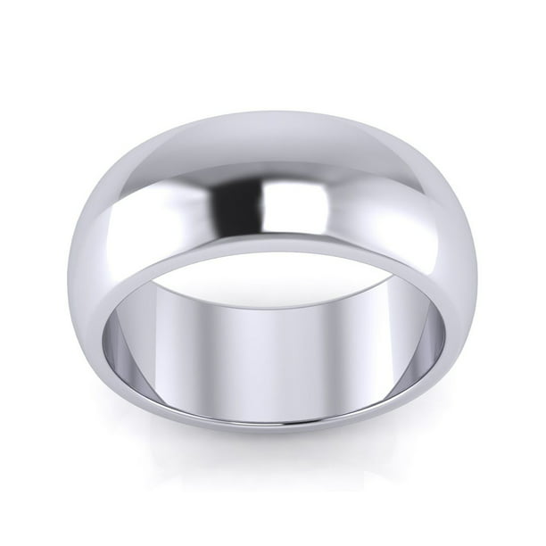 925 Sterling Silver 8mm Wedding Band Ring 